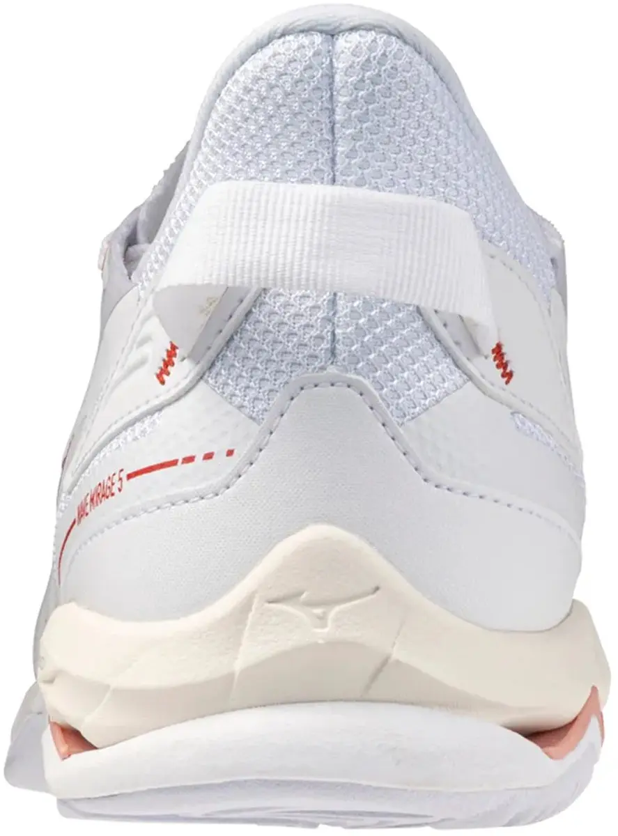 Mizuno Wave Mirage 5 Indoor Sportschoenen - Dames - EU 41 - Wit/Rose