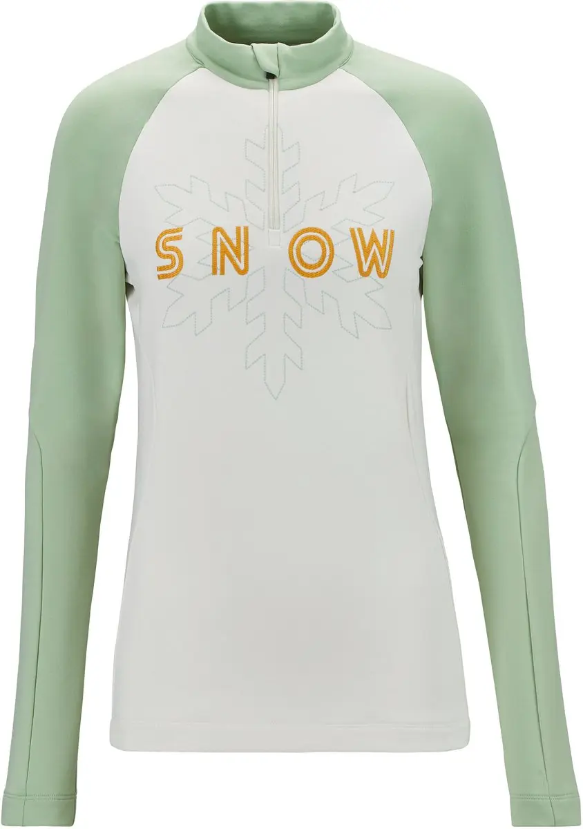 Falke Dames Lange Mouwen Shirt 37561 - S - Off White