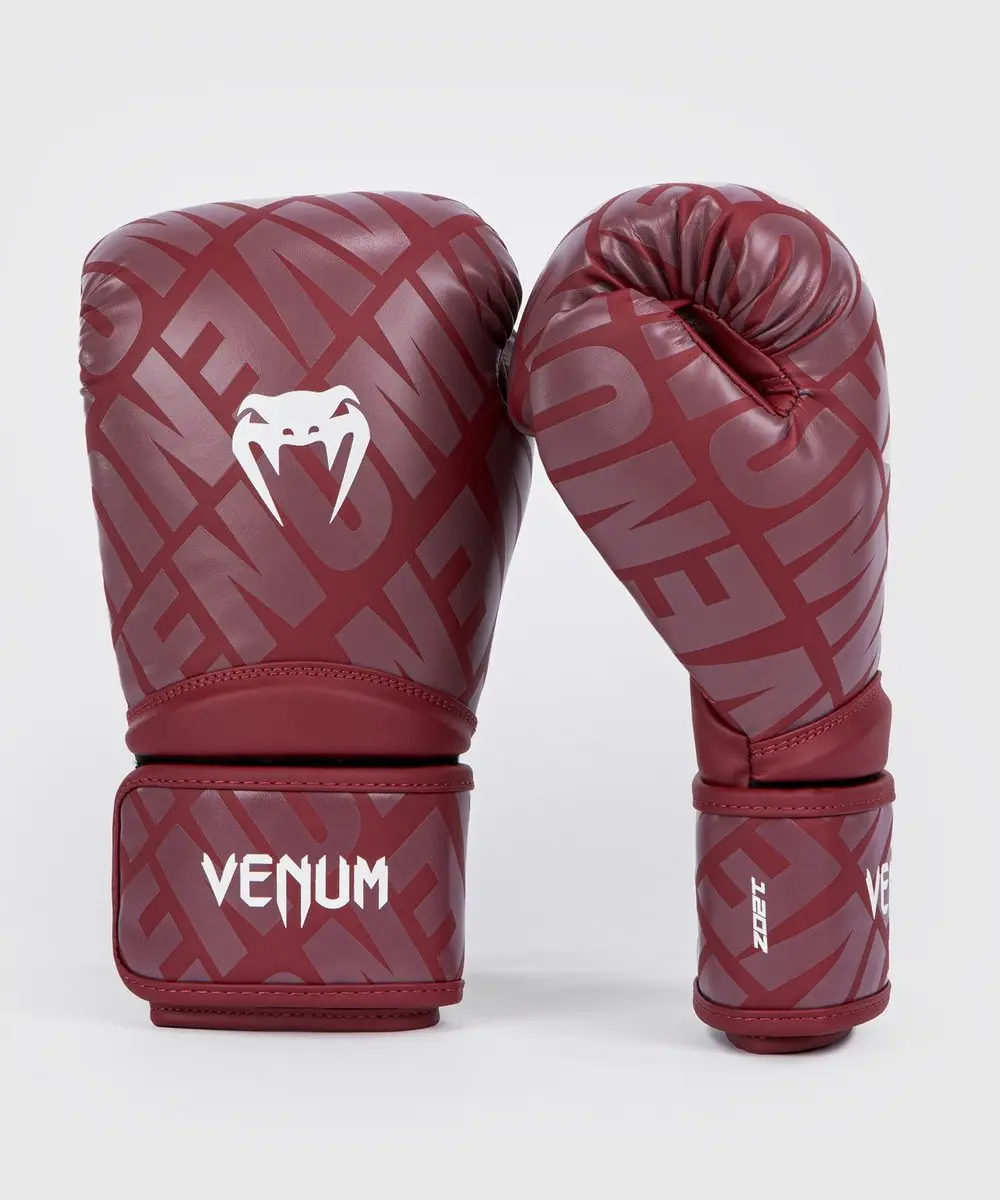 Venum Contender 1.5 XT Bokshandschoenen Kids 8 OZ - Burgundy/Wit