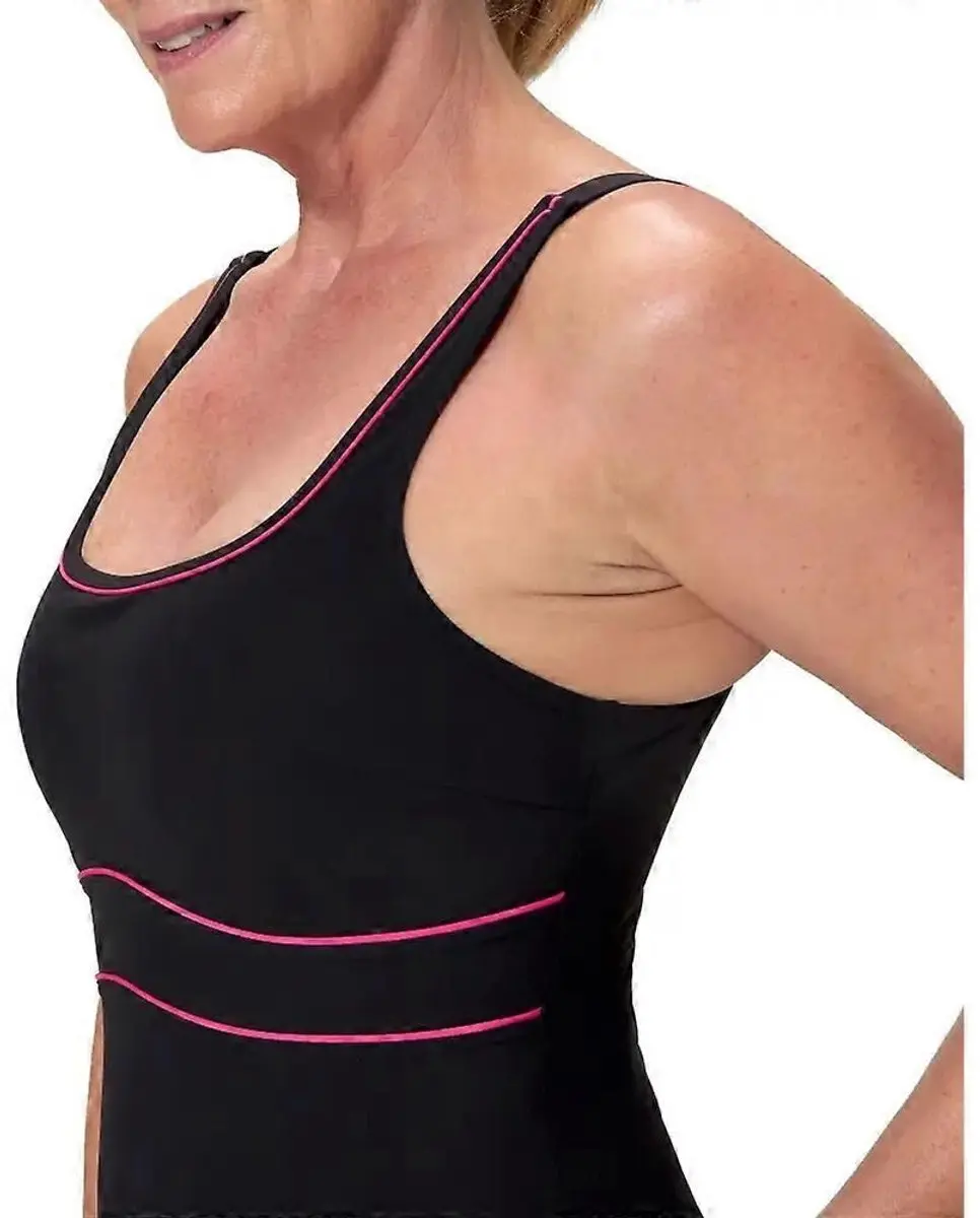 Speedo Solid Contour Eclipse 1P Wedstrijdbadpak Dames - 38 - Zwart