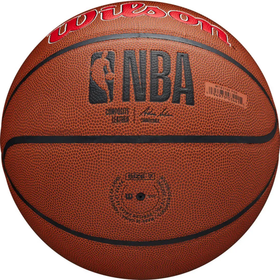 Wilson Basketbal Maat 7 - Composiet Leer - Rood