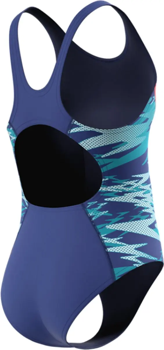Speedo H-Boom Splice Muscleback Badpak Meisjes 164 - Marine