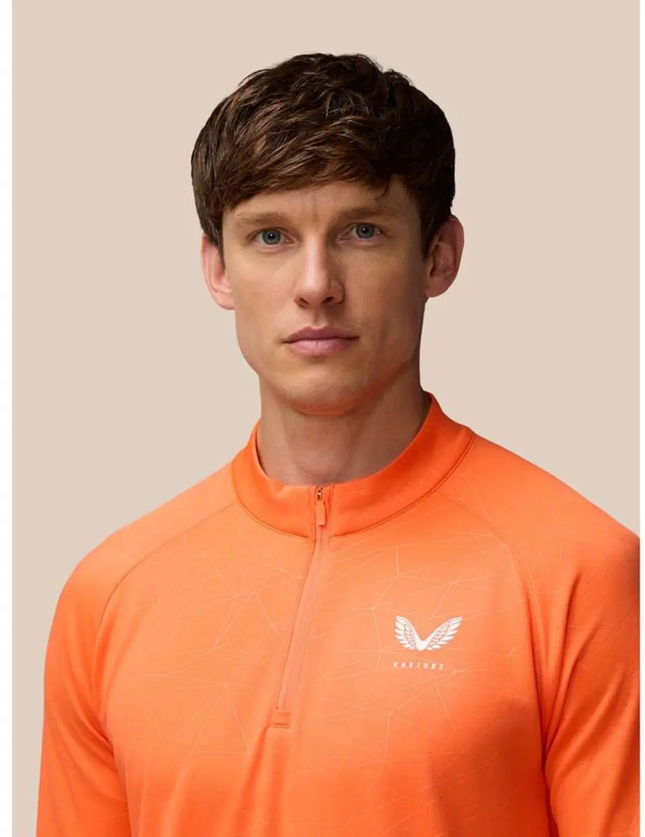 Castore Adapt AOP Sweatshirt - Oranje XL
