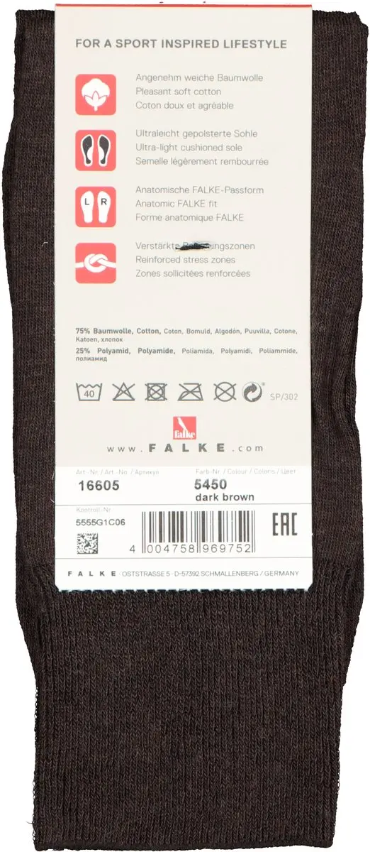 Falke Run Hardloopsok B16605 - 37/38 - Bruin