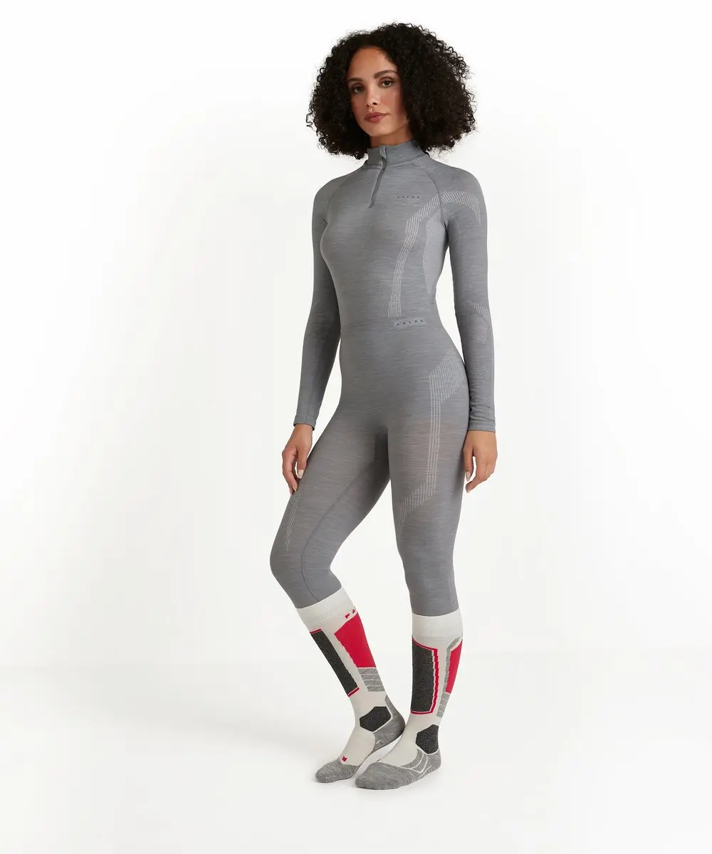 Falke Wool-Tech 3/4 Functioneel Ondergoed Dames - S - Grijs - afbeelding 6 van 6
