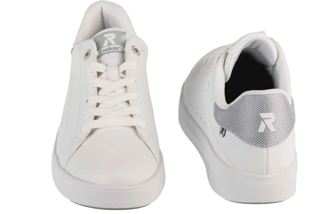 Rieker Damen Evolution 41902-80 Witte Sportschoen - Maat 37 - afbeelding 6 van 6