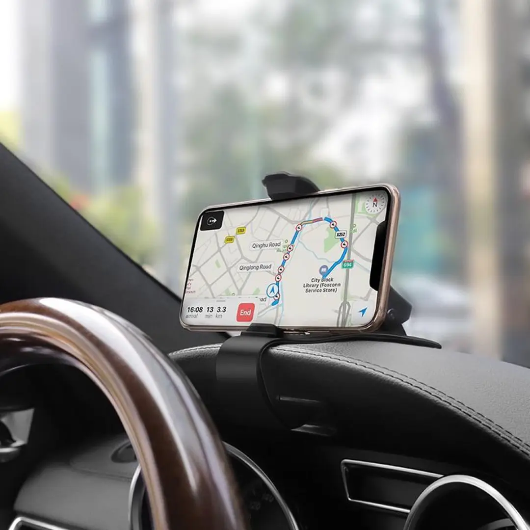 Hoco Universele Navigatie Dashboard Clip CA50 - Zwart