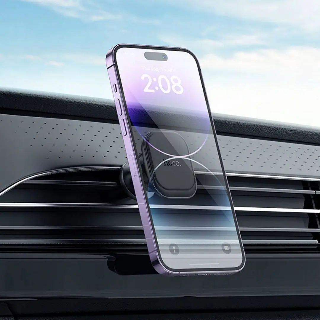 Hoco Magnetische Telefoonhouder Auto - Ventilatie - 360° Draaibaar