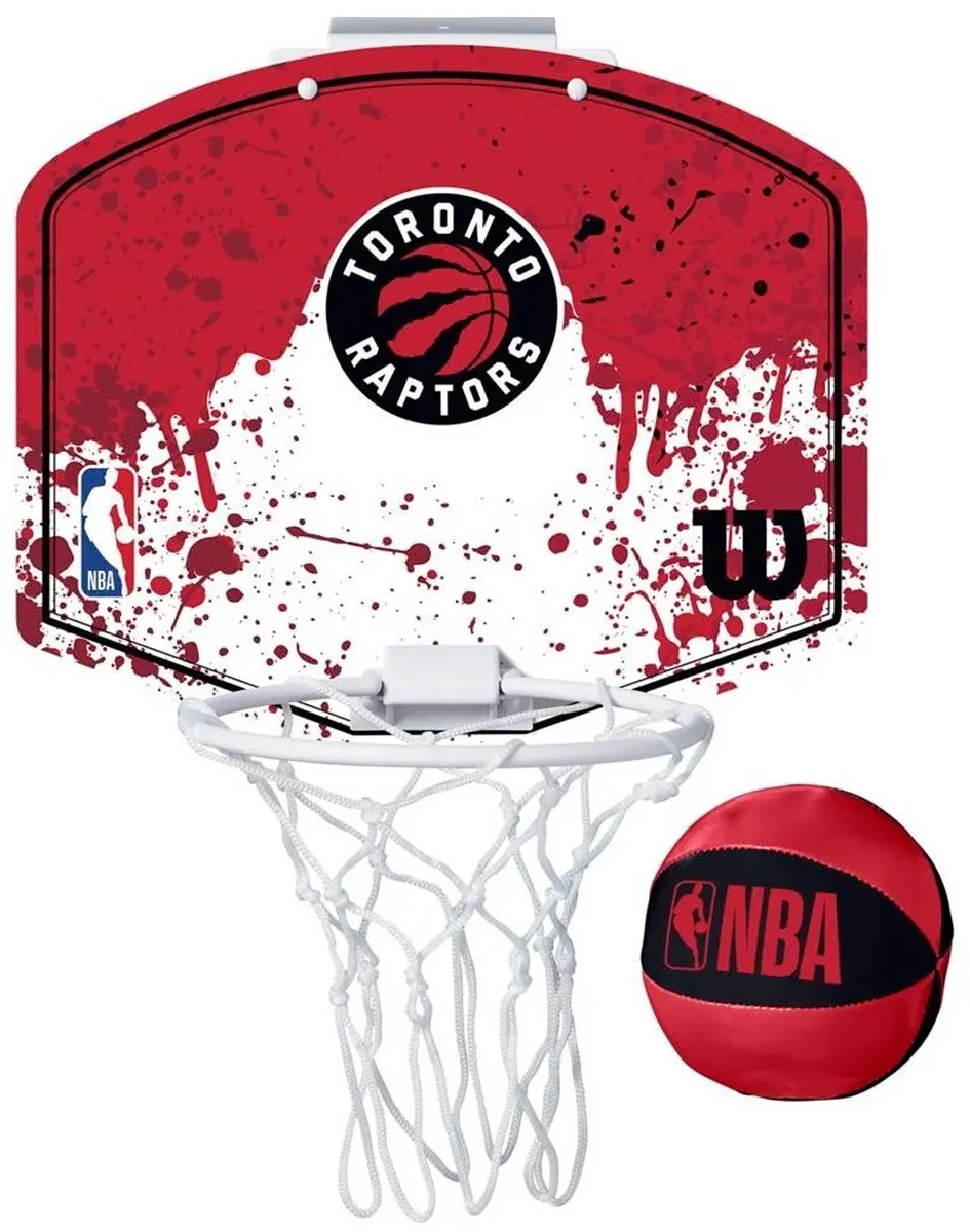 Wilson Team Mini Hoop NBA Raptors Set