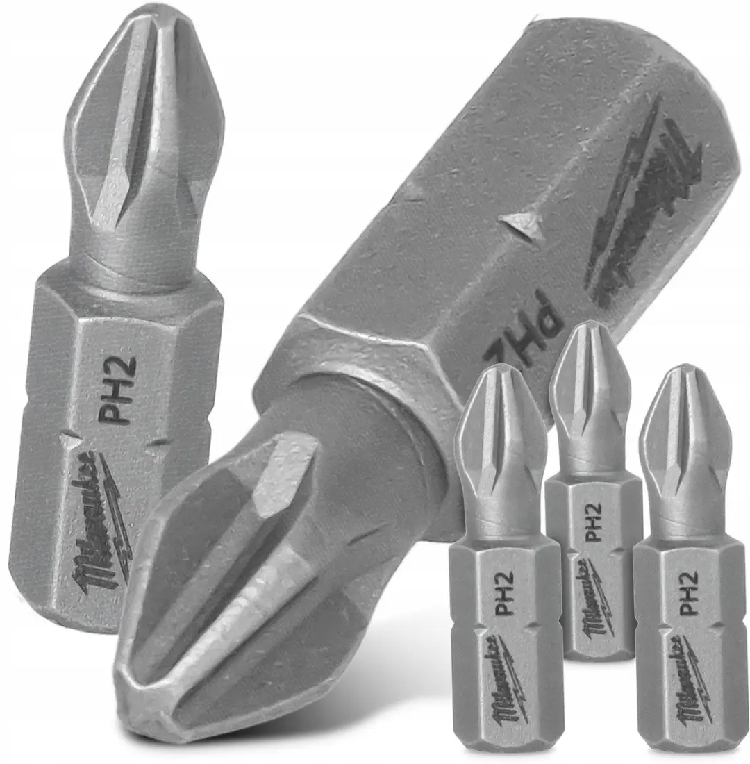 Milwaukee PH2 Bits 25mm Magnetisch