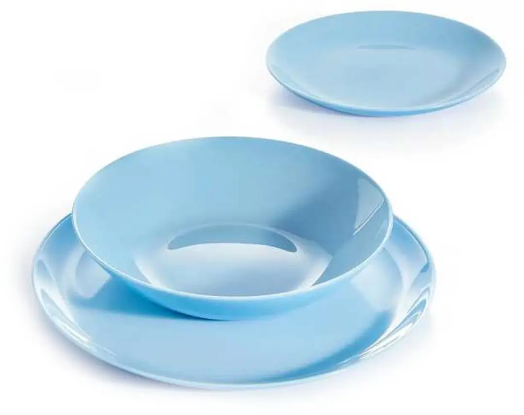 Luminarc Diwali Servies 18-delig - Blauw - afbeelding 5 van 5