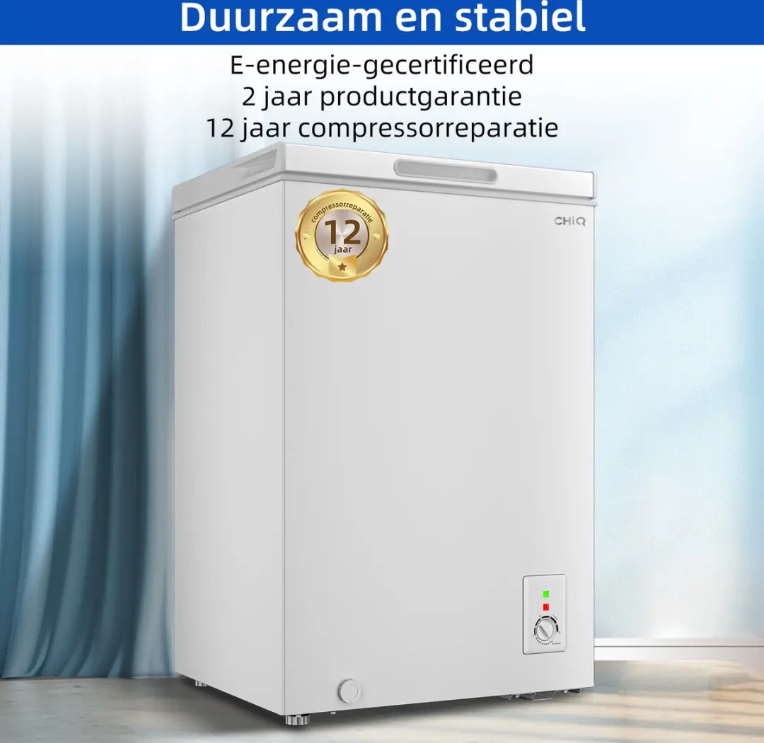 CHiQ FCF98DE Vrieskist 99L - Wit - afbeelding 5 van 6