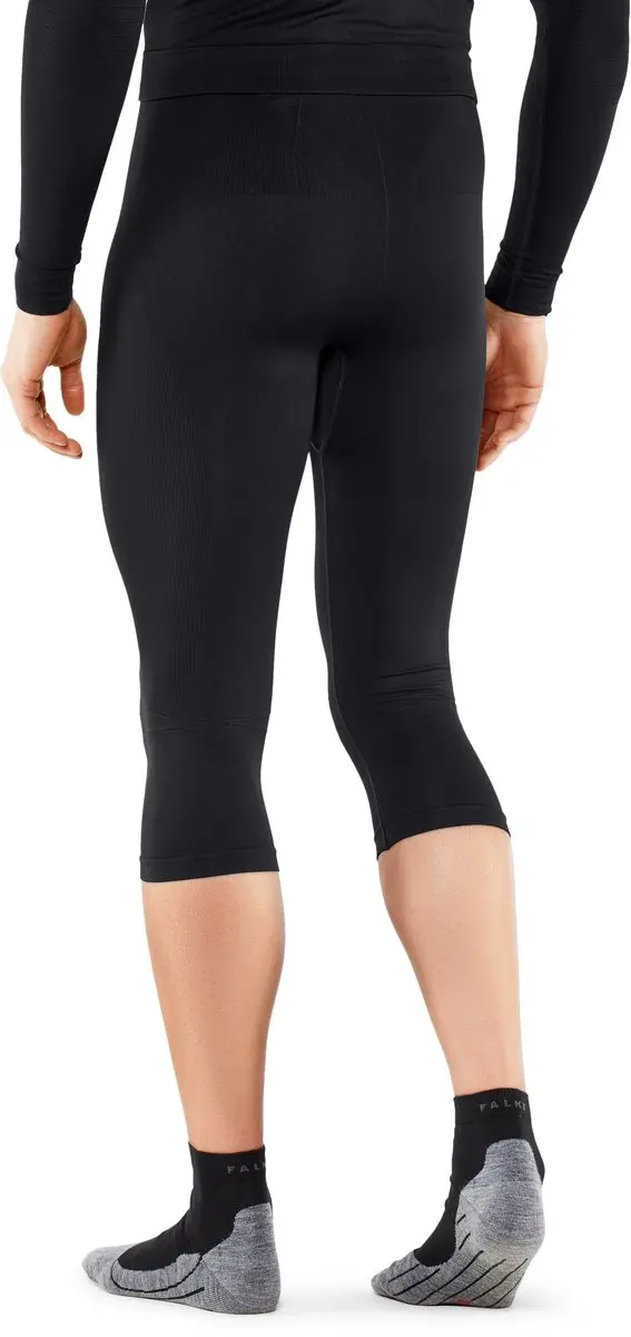 Falke Maximum Warm 3/4 Functioneel Ondergoed Heren - S - Zwart