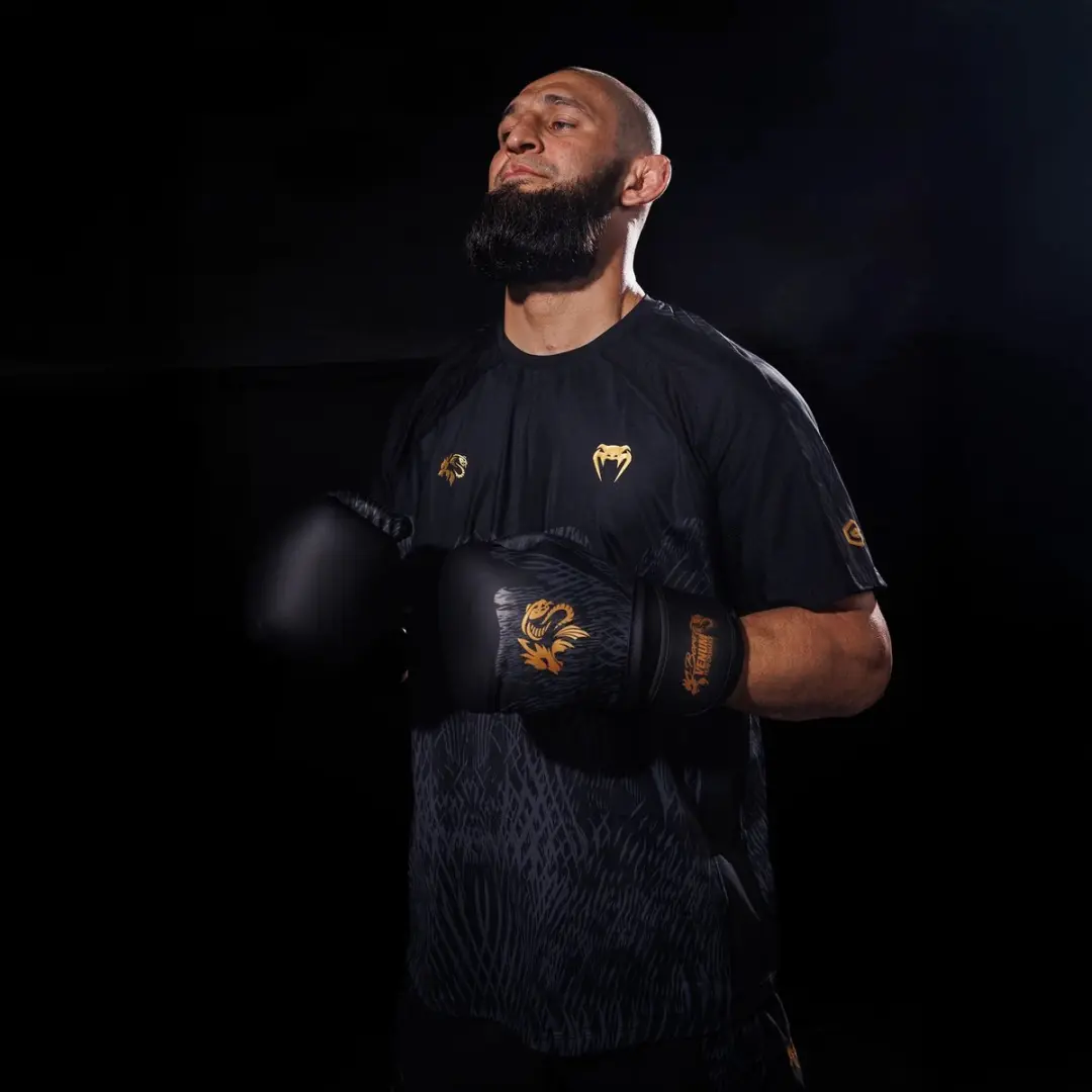 Venum X Chimaev Wild Borz Bokshandschoenen 14oz - Zwart/Goud