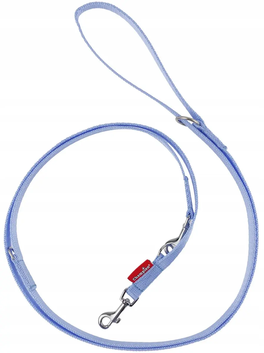 Champion Verstelbare Hondenriem - 225cm - Blauw
