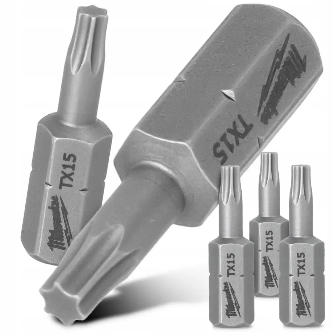 Milwaukee TX15 Torx Bits 25mm