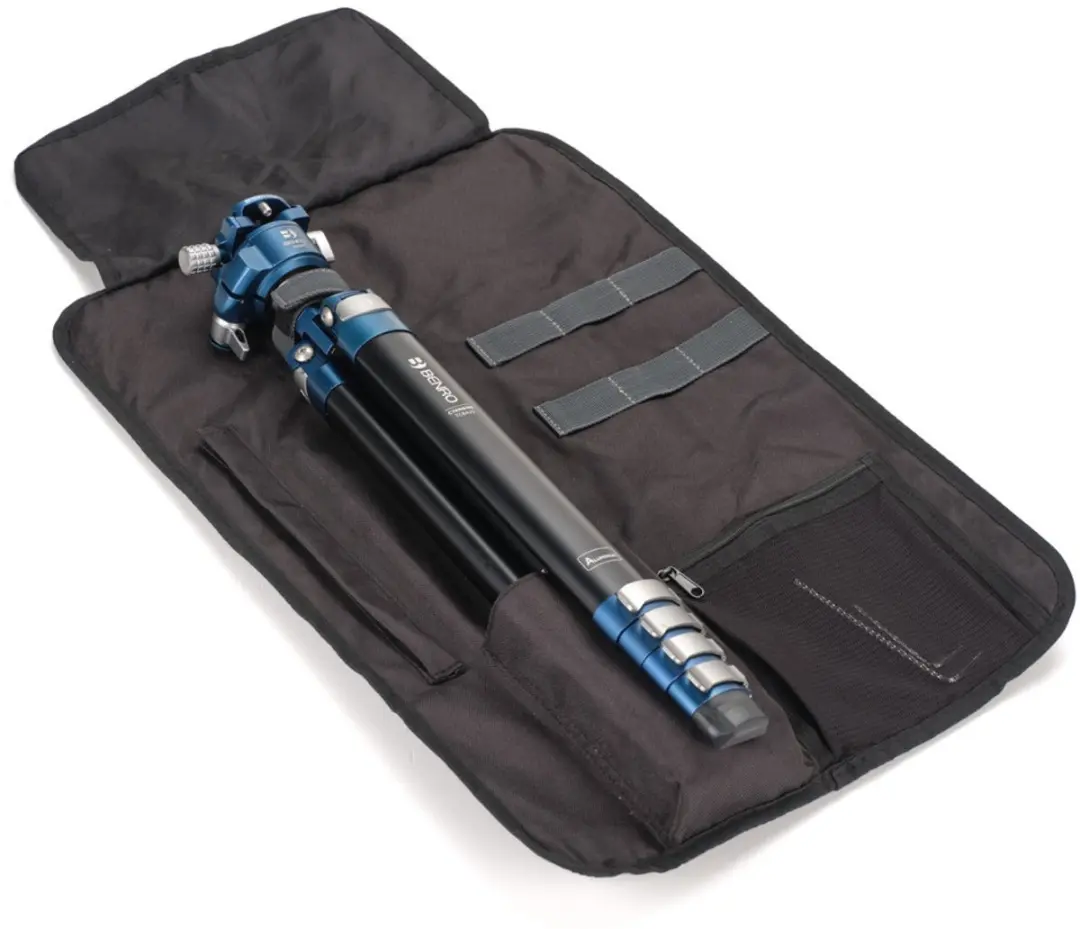 Benro TCBA25G36PT Statief - 20kg - 5 Secties - Zwart/Blauw/Zilver - afbeelding 2 van 6