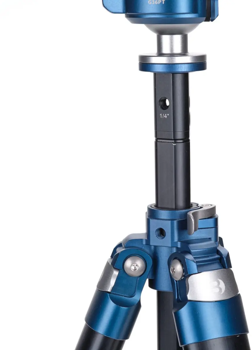 Benro TCBA25G36PT Statief - 20kg - 5 Secties - Zwart/Blauw/Zilver - afbeelding 6 van 6