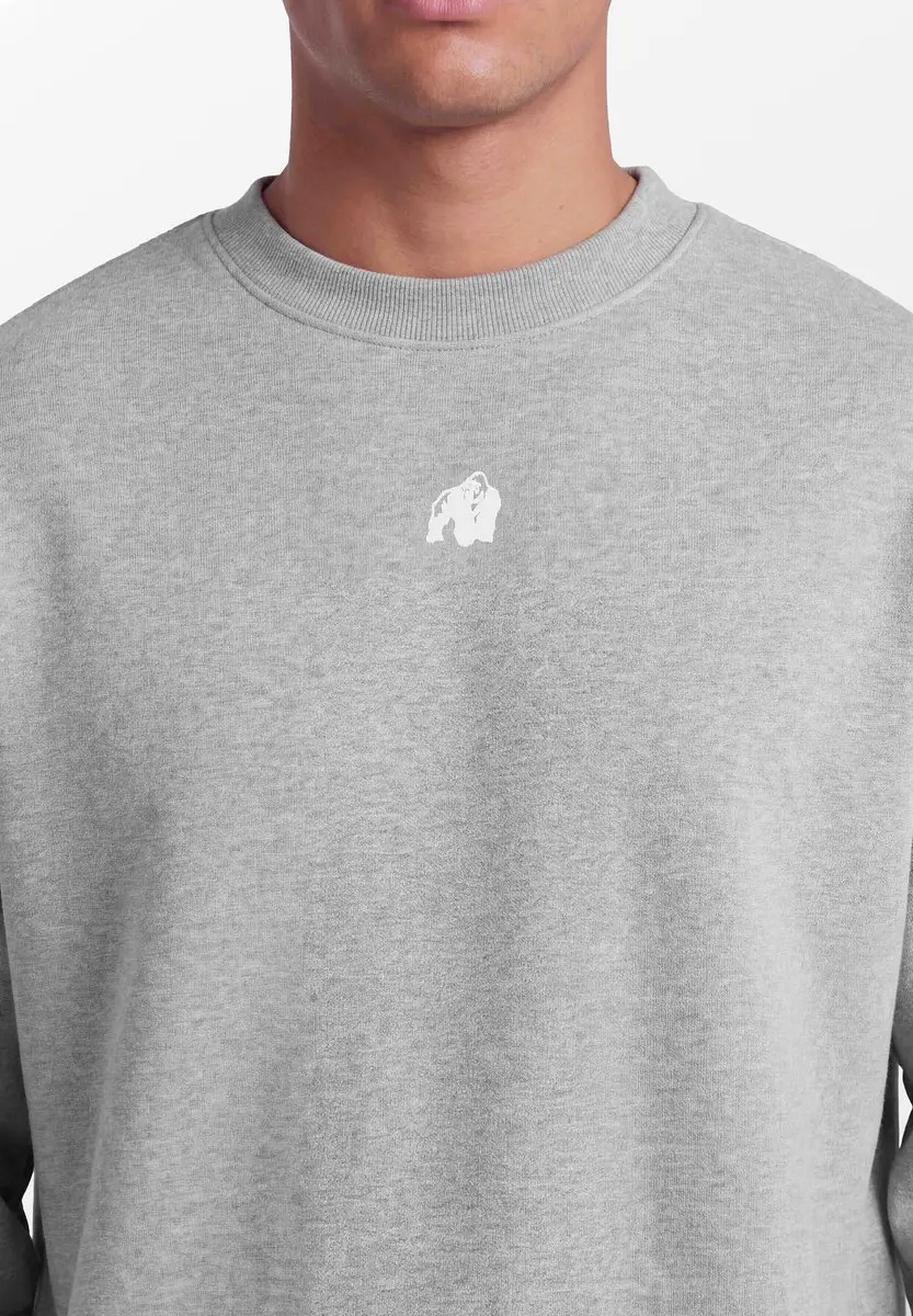 Gorilla Wear Leeds Oversized Sweater 3XL - Lichtgrijs