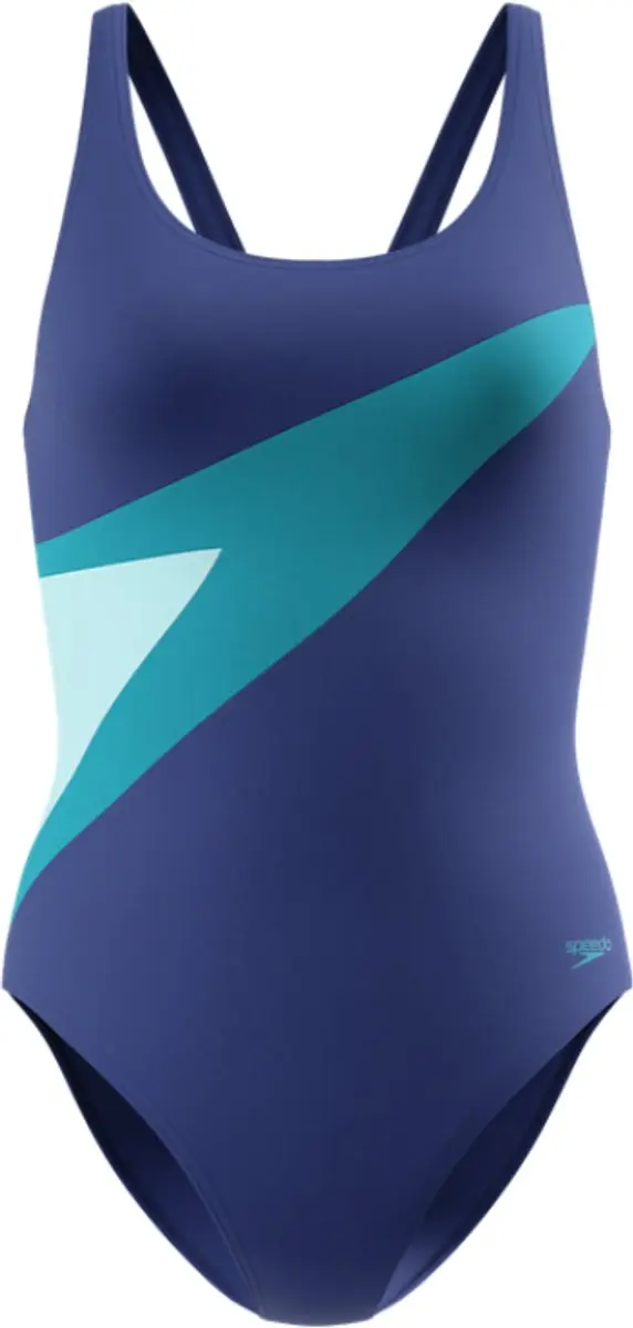 Speedo Hyperboom Butterfly Back Dames Badpak - 40 - Blauw