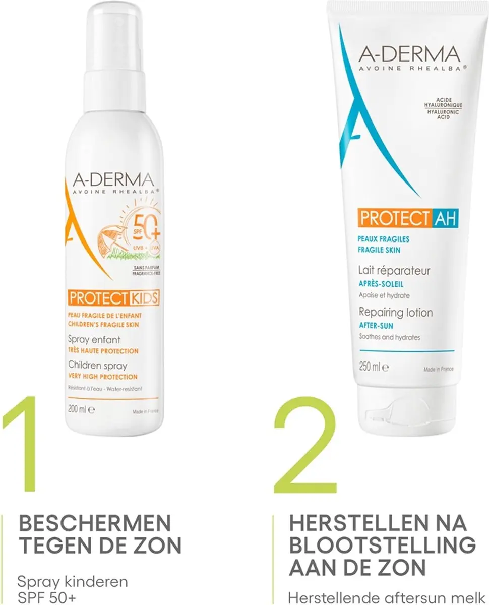 A-Derma Protect Kids Zonnebrandspray SPF 50+ 200ml