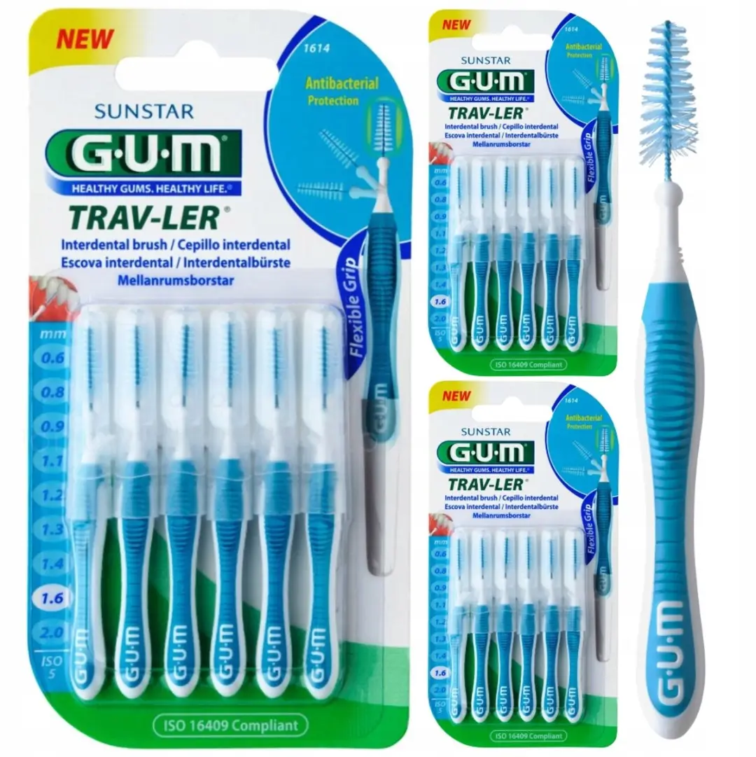Gum Trav-Ler Interdentale Borstelharen 1,6mm