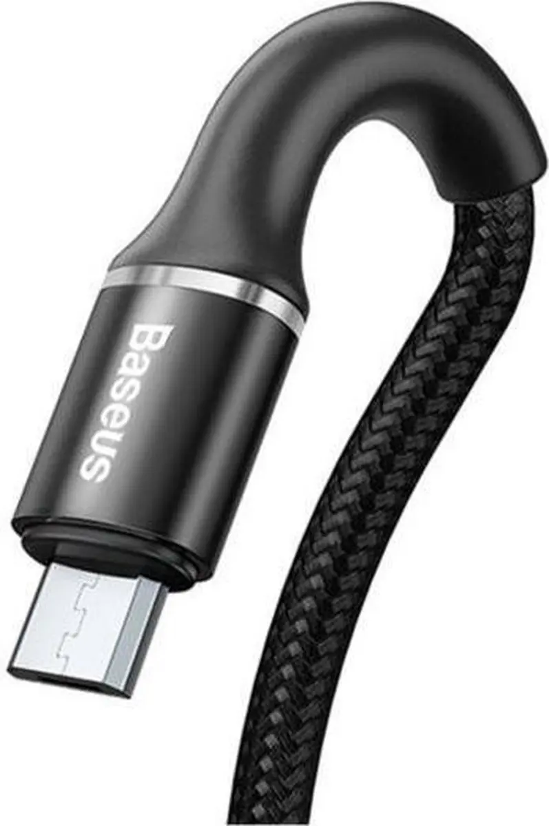 Baseus Halo Series Micro-USB Kabel 1m - Zwart