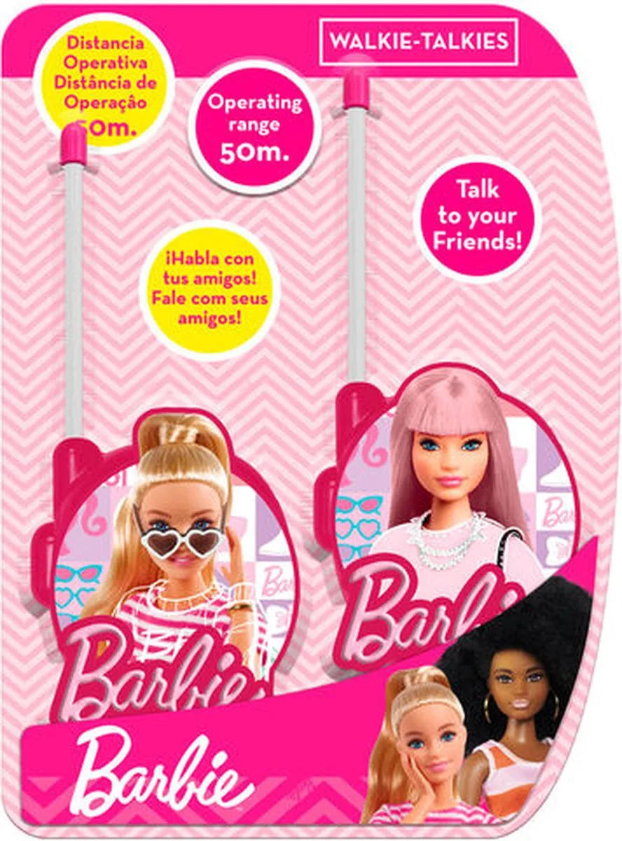 Barbie Walkie-Talkies - 2 Handsets - Multi Color