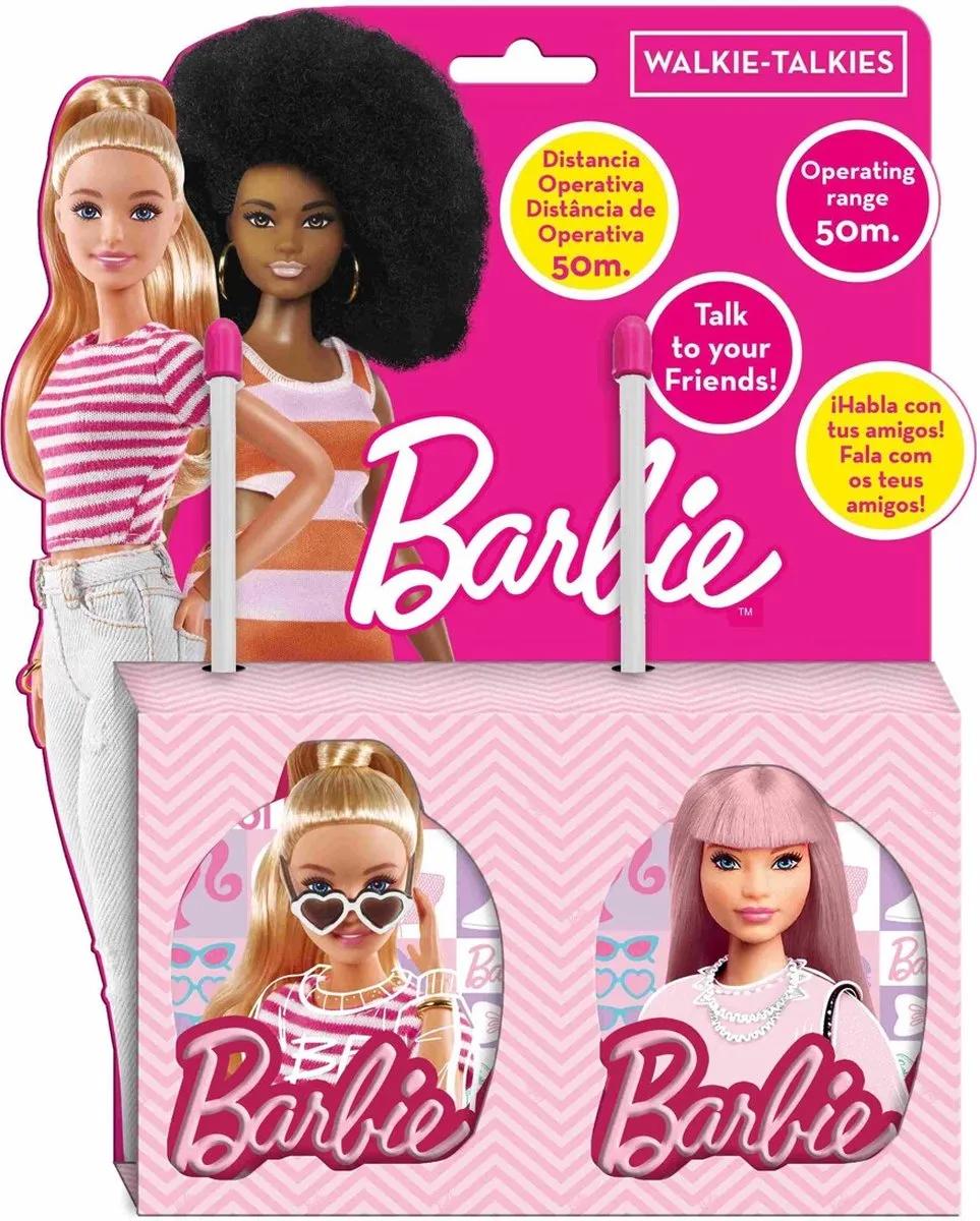 Barbie Walkie-Talkies - 2 Handsets - Multi Color
