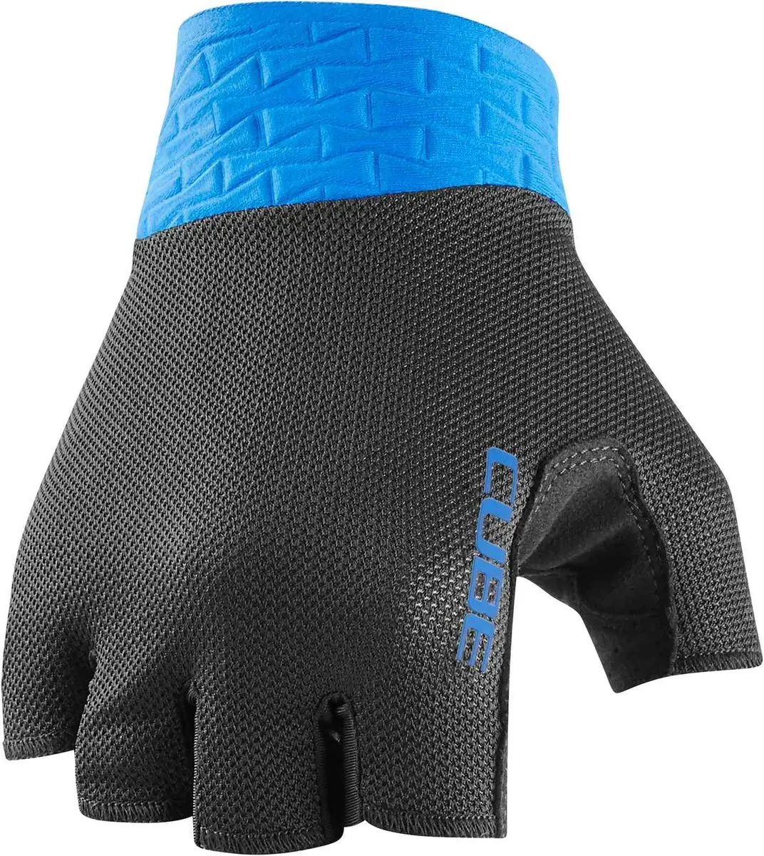 Cube Performance Shortfinger Handschoenen L - Zwart/Blauw