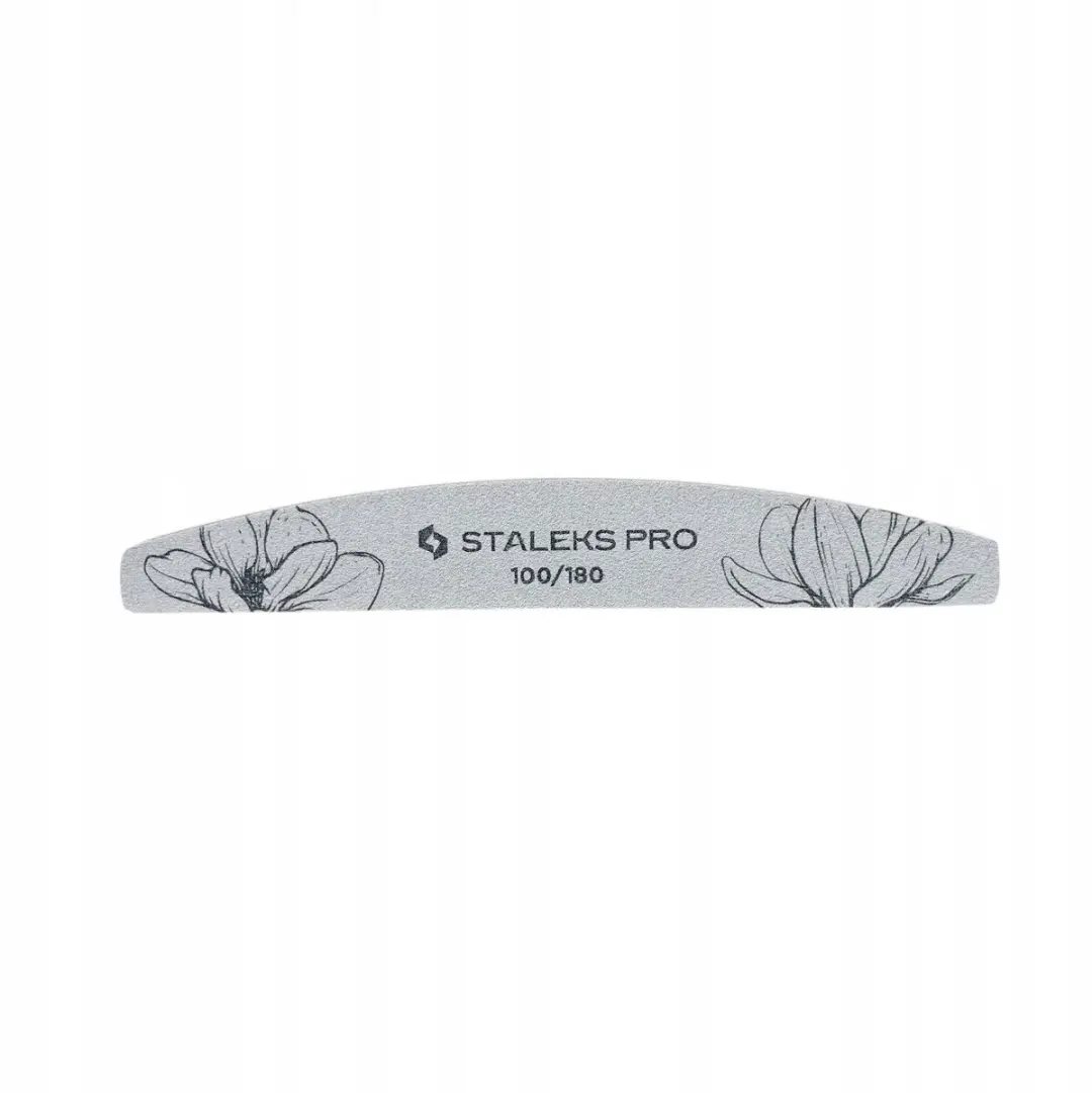 STALEKS Mineraal Nagelvijl Halve Maan 100/180 Grit - 10 Stuks