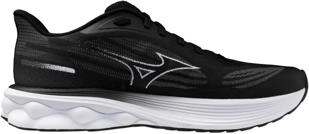 Mizuno Wave Skyrise 7 Hardloopschoenen 44 - Black/White/Iron Gate