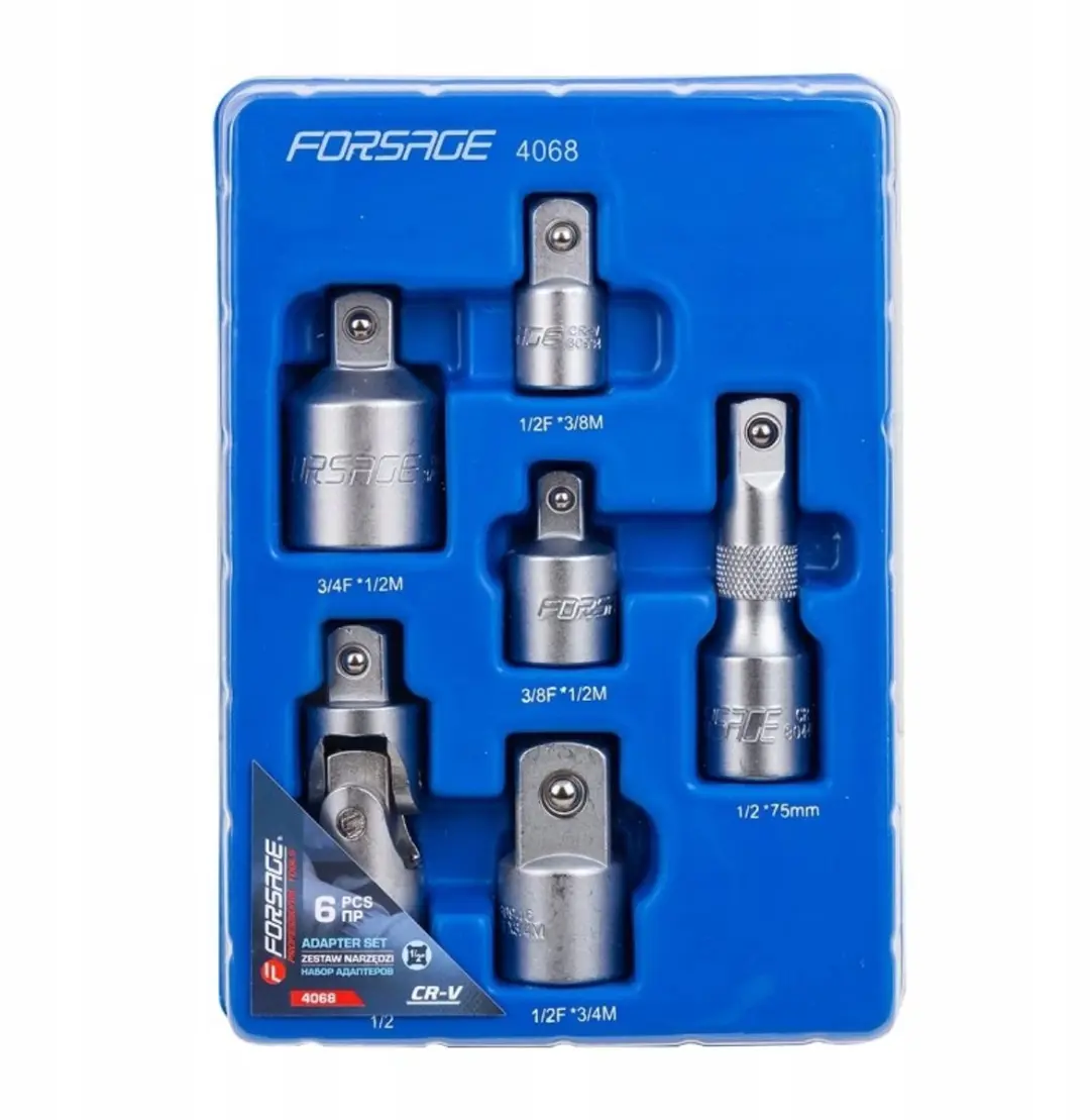 Forsage Adapterset 6-delig CR-V Staal