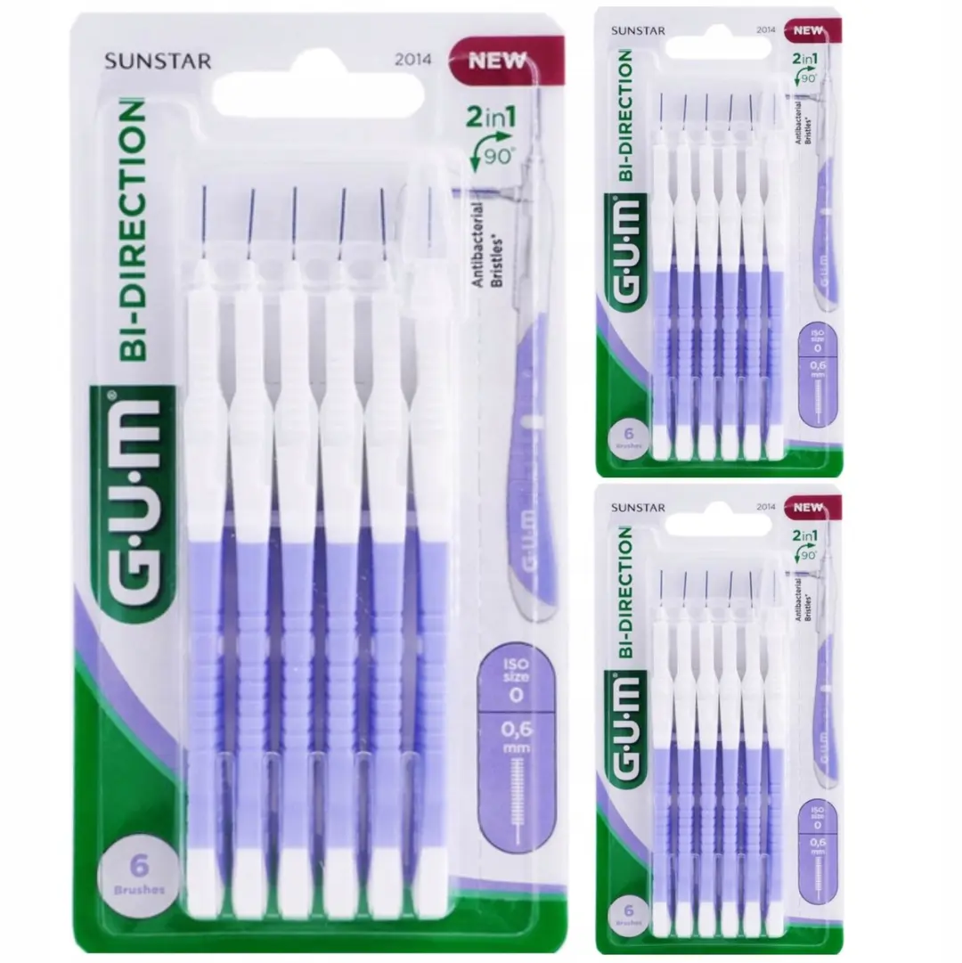Gum Interdentale Borsteltjes BI-DIRECTION 0,6mm