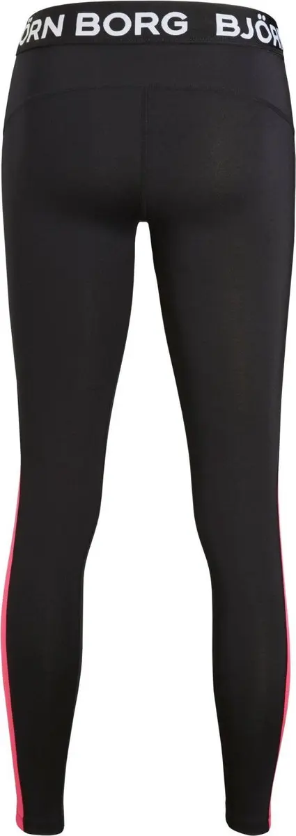 Björn Borg LA Stripe Dames Tight - Zwart/Rozeroze - S