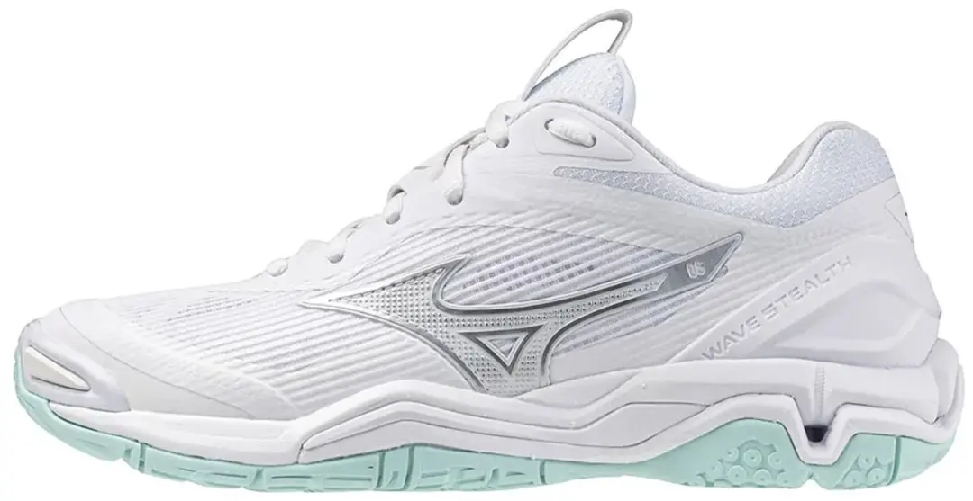 Mizuno Wave Stealth 6 Dames Sportschoenen 43 - Wit/Blauw