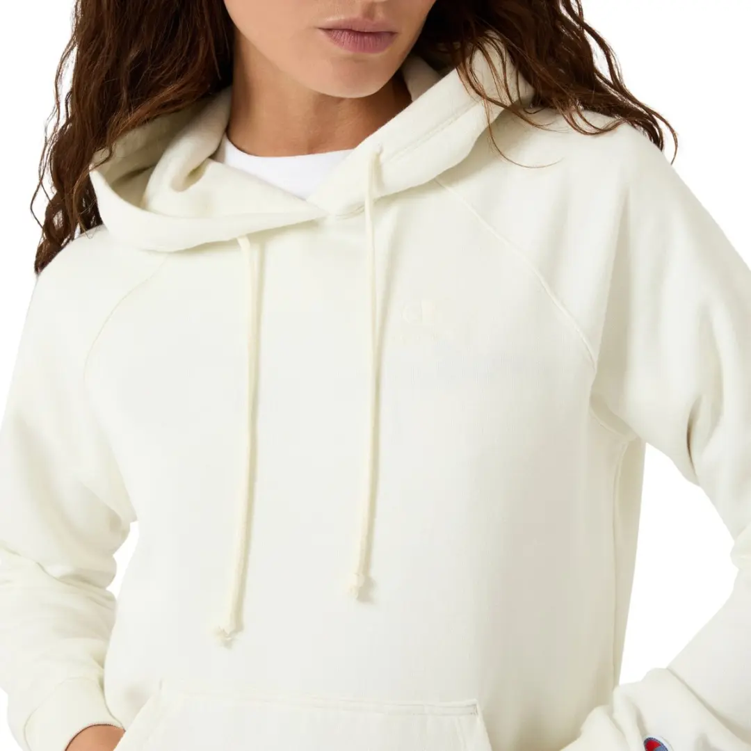 Champion Dames Hooded Sweatshirt - Maat L - Crème