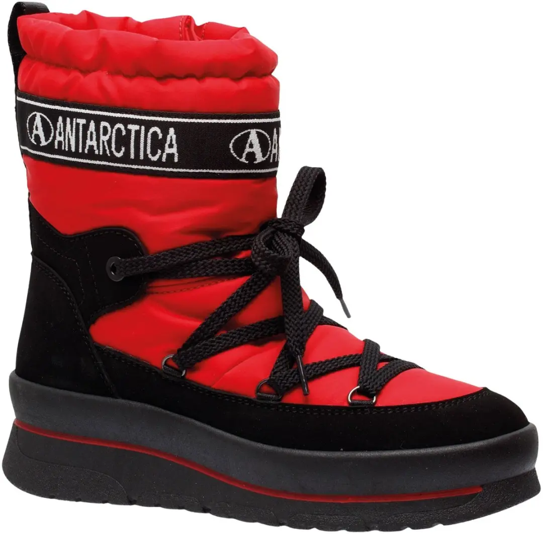 Antarctica 6187 Snowboots Dames - Rood/Zwart