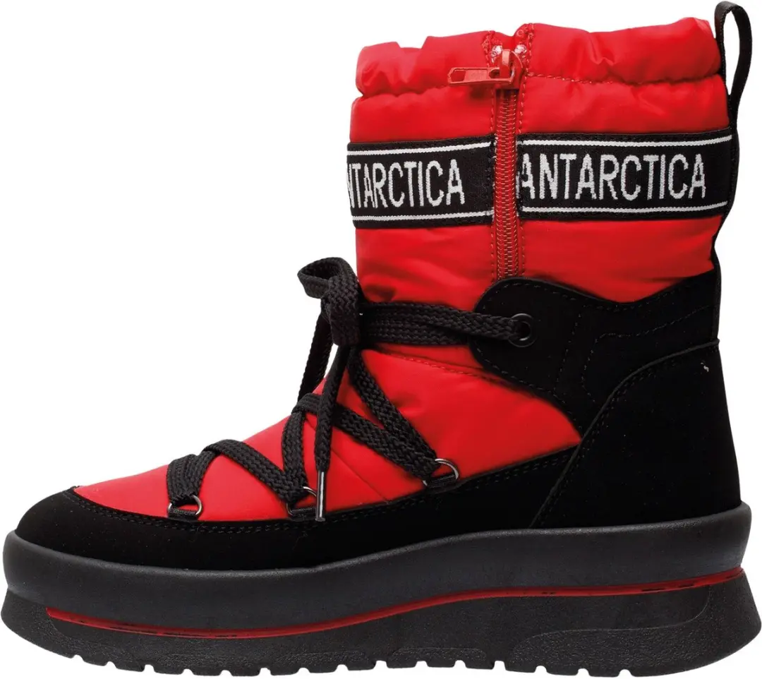 Antarctica 6187 Snowboots Dames - Rood/Zwart