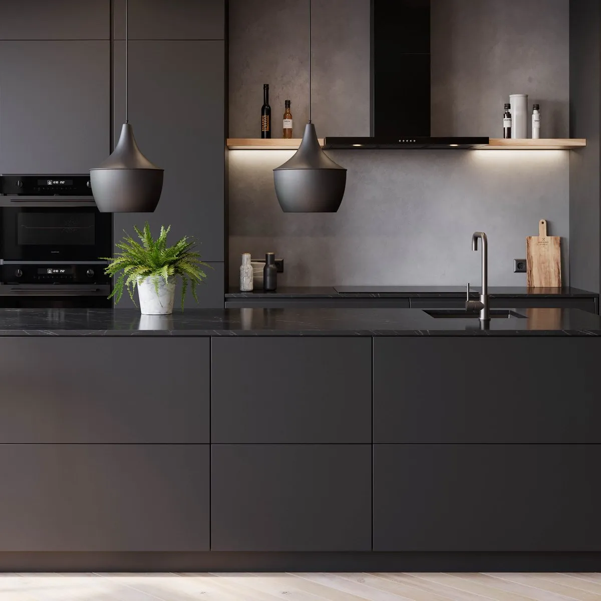 Inventum AKB9005ZWA Wandafzuigkap 90cm - 645m³/h - 3 standen - Zwart - afbeelding 6 van 6