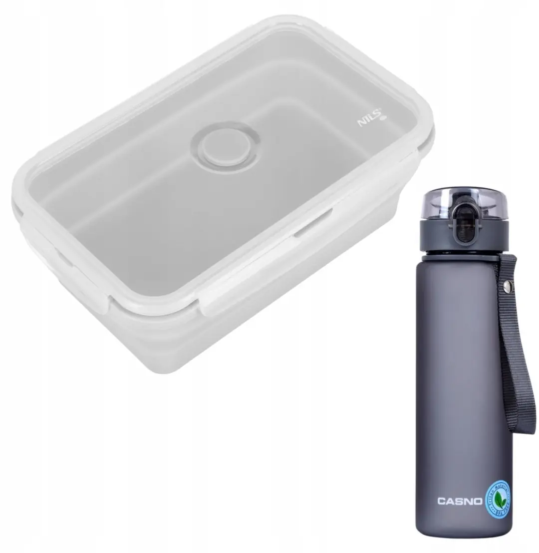 Nils Opvouwbare Lunchbox & Drinkfles