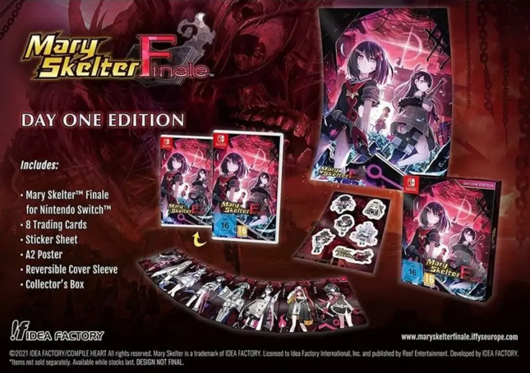 Sony PlayStation Mary Skelter Finale Day One Edition - A2 Poster