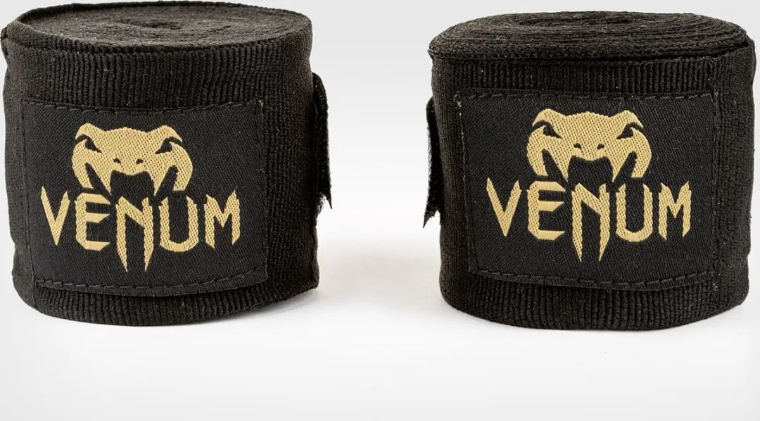 Venum Kontact Hand Wraps 2.5m - Zwart/Goud