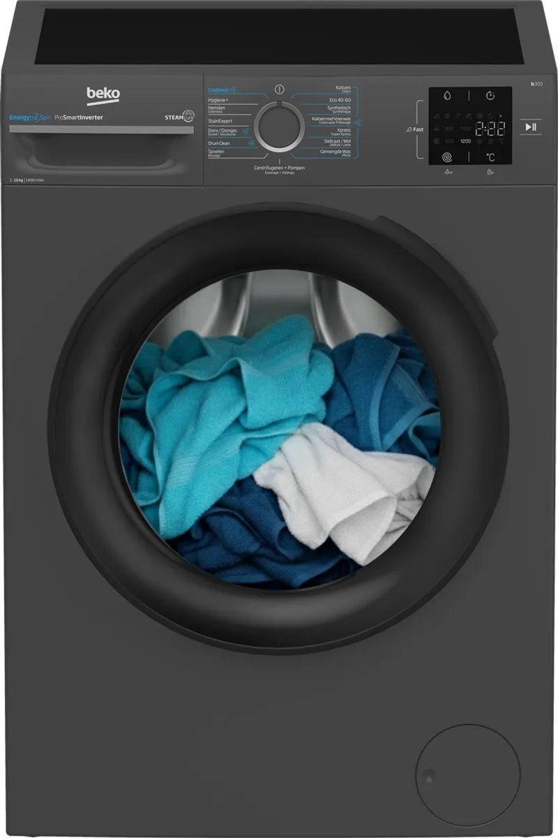 Beko BM3WFT31041A1 EnergySpin Wasmachine 10kg