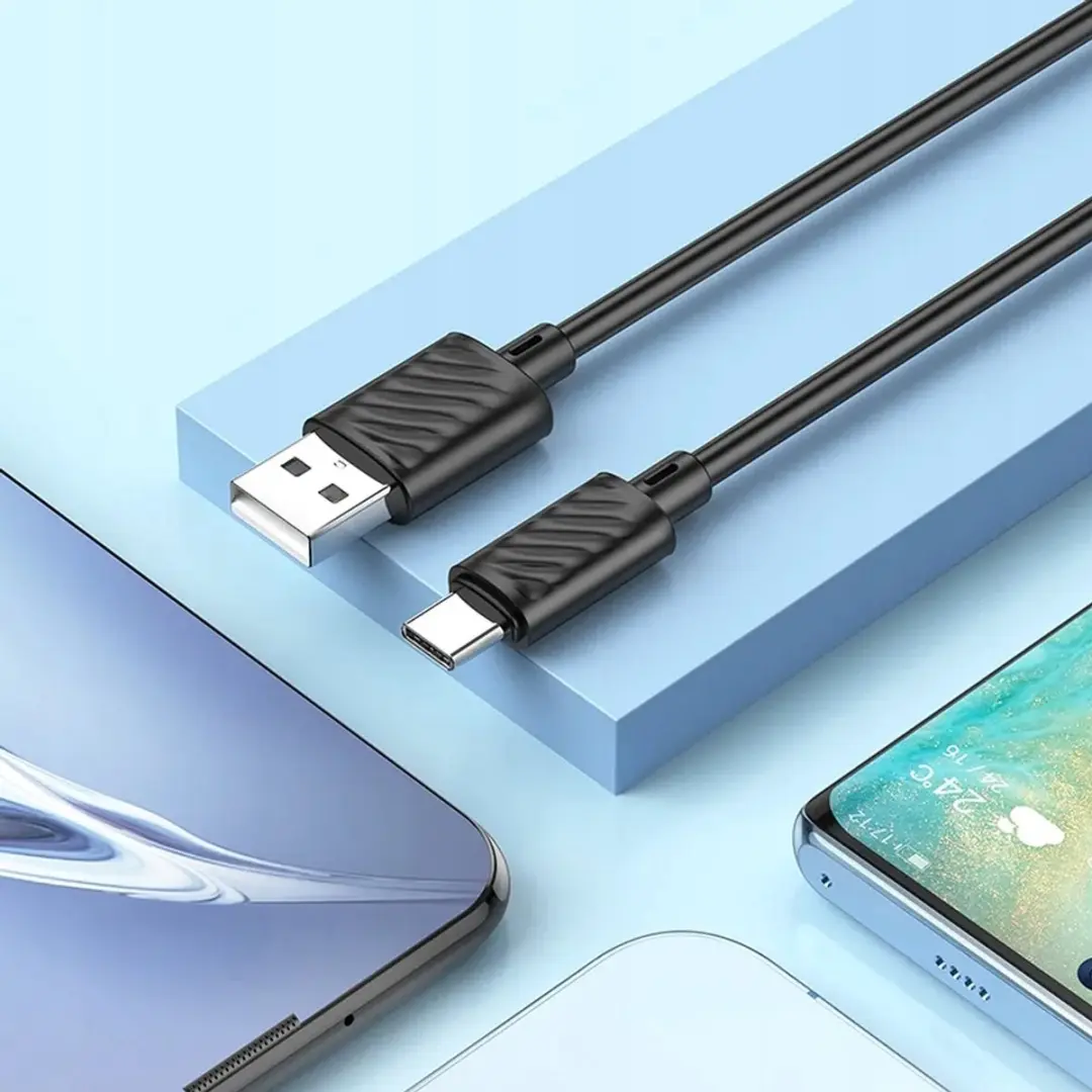 Hoco X88 USB-C Kabel 1m - Zwart
