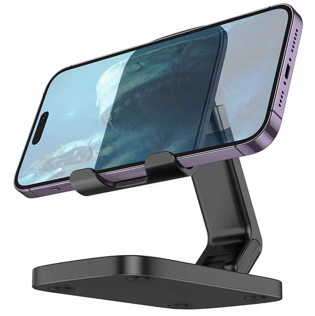 Hoco HD8 Bureau Telefoonhouder - Zwart