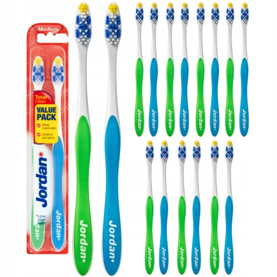 Jordan Total Clean Medium Handtandenborstels