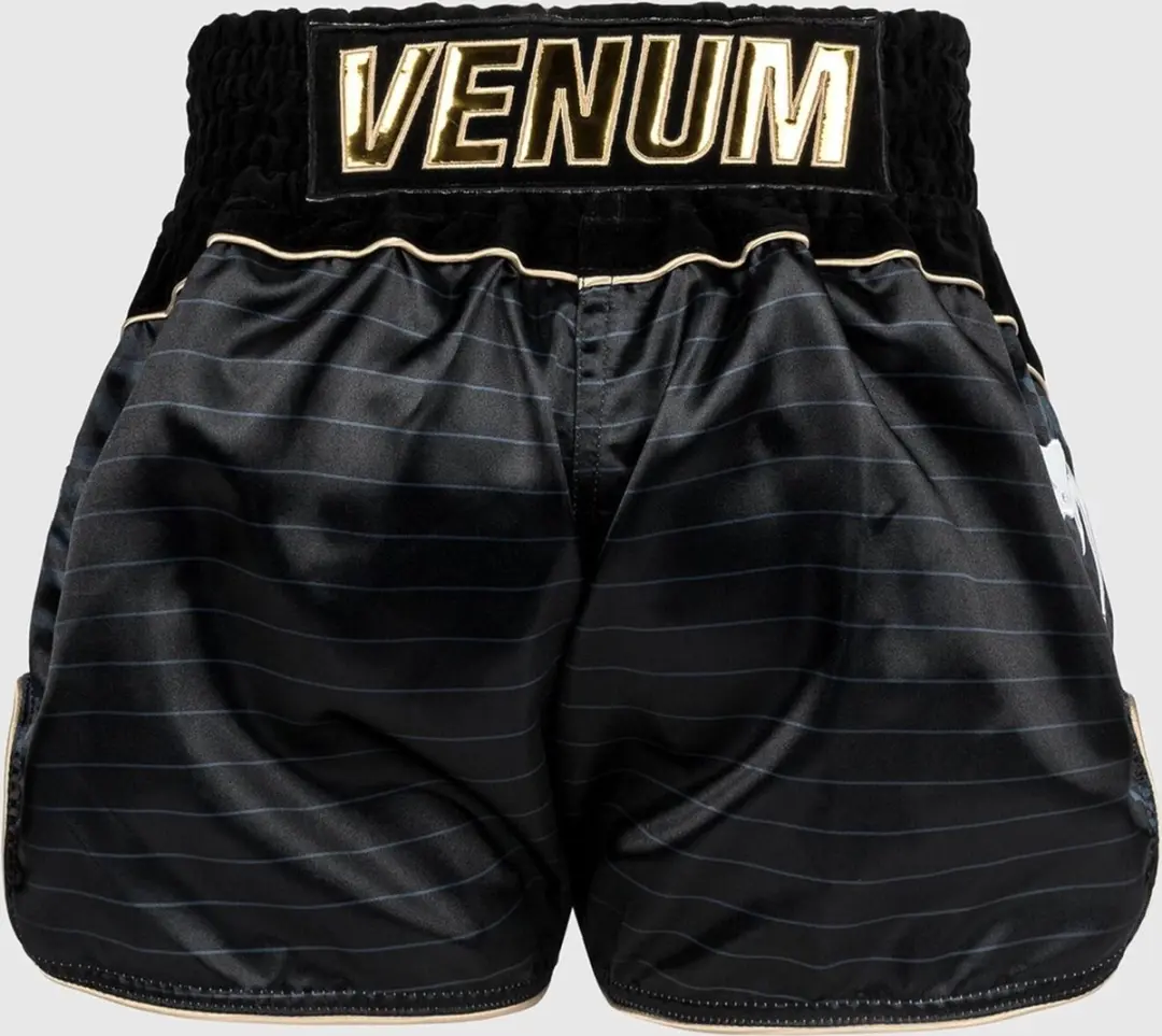 Venum Muay Thai Attack Shorts - Zwart Grijs S