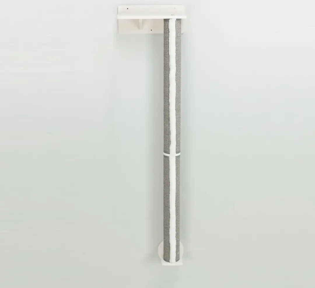 Trixie Muurset 1 - Stam met Muurbeugels - 1 Ligplek - Grijs/Wit
