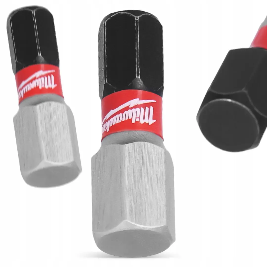 Milwaukee 10x HEX8 25mm Magnetische Slagmoerdoppen